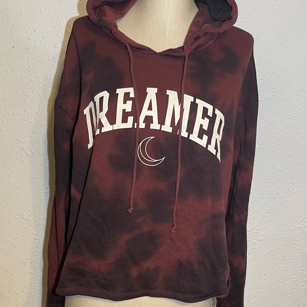 Mighty fine tie dye crop DREAMER women’s hoodie size XL